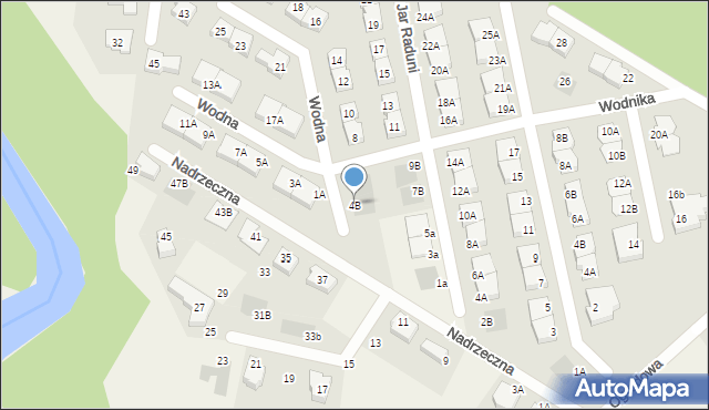 Juszkowo, Wodna, 4B, mapa Juszkowo