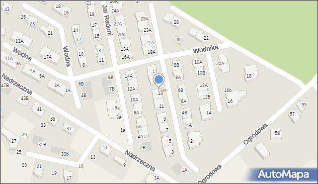 Juszkowo, Wodnika, 13B, mapa Juszkowo