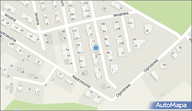 Juszkowo, Wodnika, 9B, mapa Juszkowo