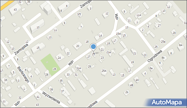 Kałuszyn, Wojska Polskiego, 25, mapa Kałuszyn