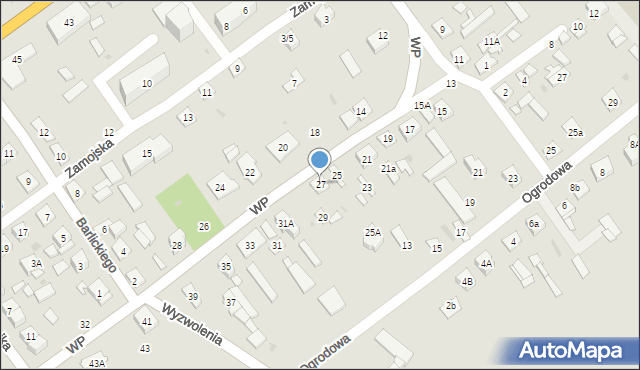 Kałuszyn, Wojska Polskiego, 27, mapa Kałuszyn