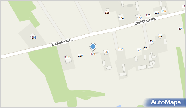 Kamionna, Woźniaka Michała, ks., 128, mapa Kamionna