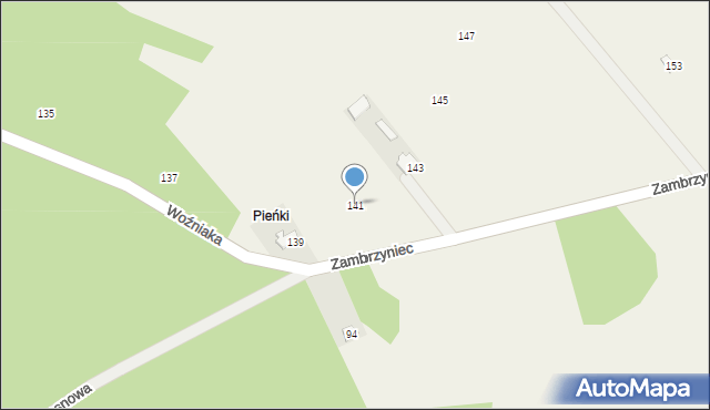 Kamionna, Woźniaka Michała, ks., 141, mapa Kamionna