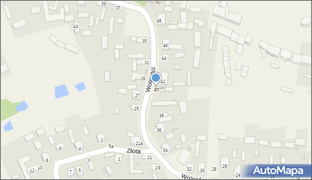 Karczewice, Wolności, 40, mapa Karczewice
