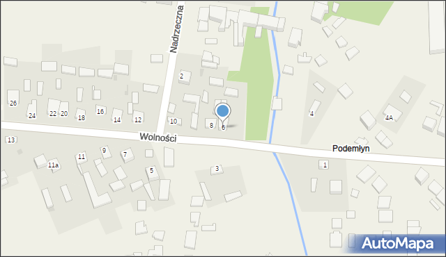 Karczewice, Wolności, 6, mapa Karczewice