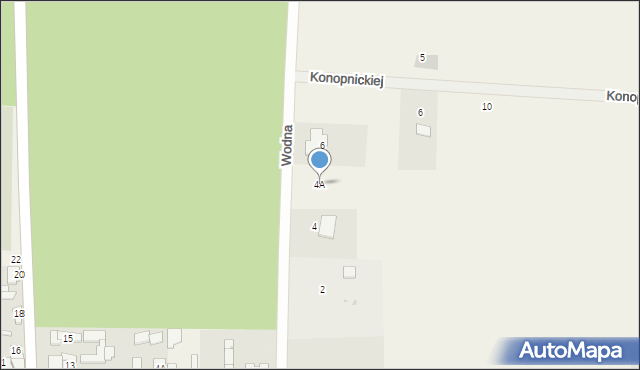 Kazimierz, Wodna, 4A, mapa Kazimierz