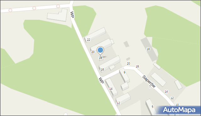 Kazuń Nowy, Wojska Polskiego, 18, mapa Kazuń Nowy