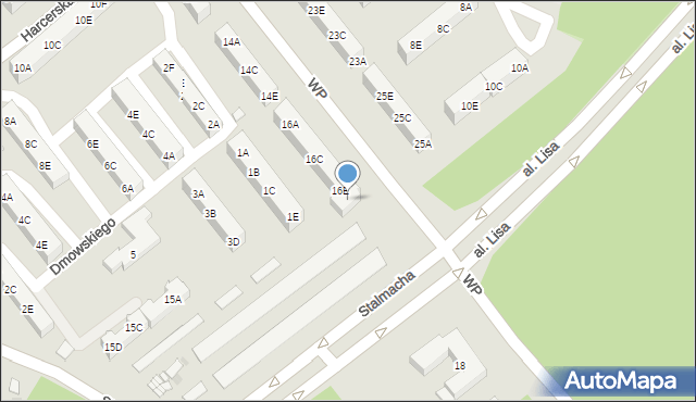 Kędzierzyn-Koźle, Wojska Polskiego, 16f, mapa Kędzierzyna-Koźle