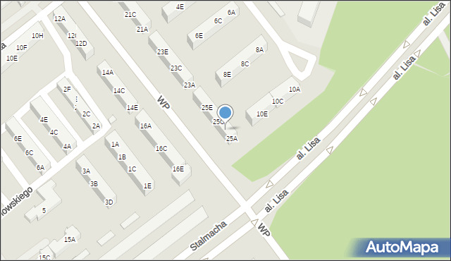 Kędzierzyn-Koźle, Wojska Polskiego, 25B, mapa Kędzierzyna-Koźle