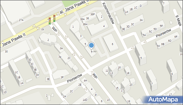 Kędzierzyn-Koźle, Wojska Polskiego, 7, mapa Kędzierzyna-Koźle