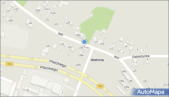 Kielce, Wojska Polskiego, 140, mapa Kielc