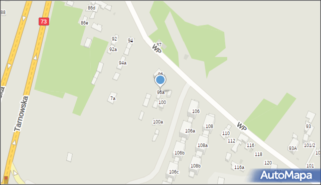 Kielce, Wojska Polskiego, 96a, mapa Kielc