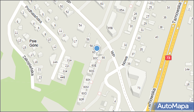 Kielce, Wojska Polskiego, 60B, mapa Kielc