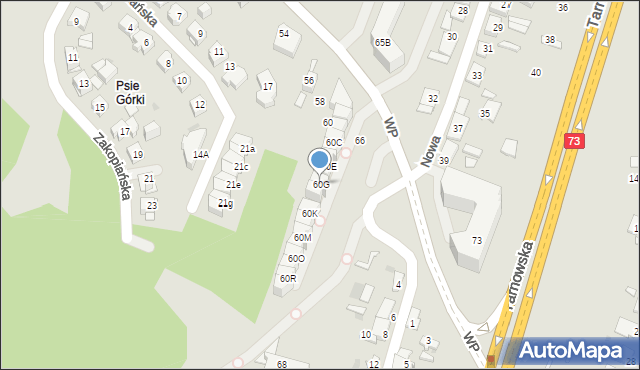 Kielce, Wojska Polskiego, 60G, mapa Kielc