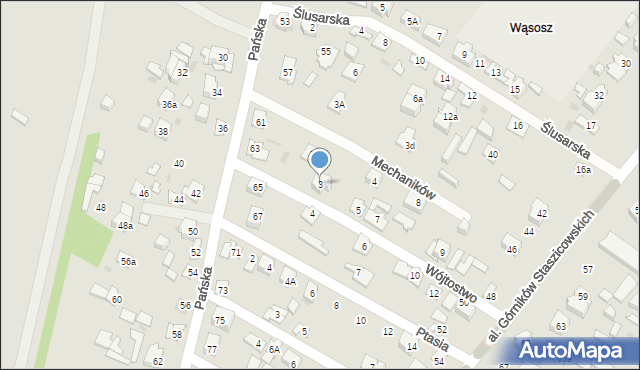 Kielce, Wójtostwo, 3, mapa Kielc