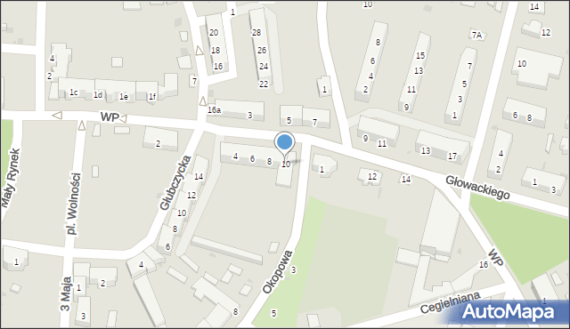 Kietrz, Wojska Polskiego, 10, mapa Kietrz