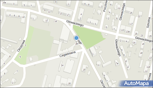 Kietrz, Wojska Polskiego, 16, mapa Kietrz