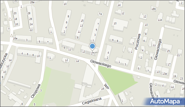 Kietrz, Wojska Polskiego, 17, mapa Kietrz