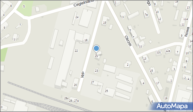 Kietrz, Wojska Polskiego, 21, mapa Kietrz