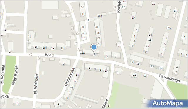 Kietrz, Wojska Polskiego, 3, mapa Kietrz