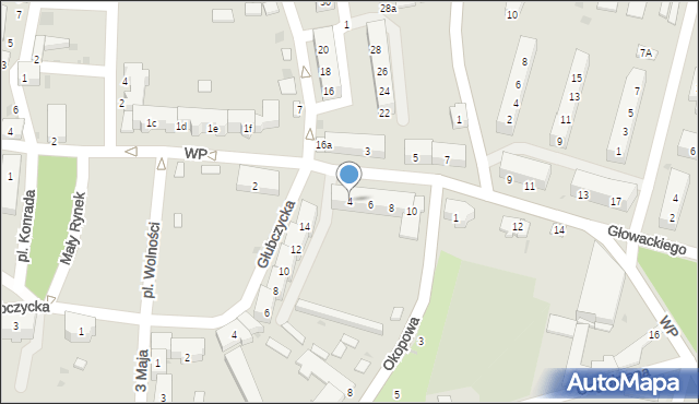 Kietrz, Wojska Polskiego, 4, mapa Kietrz