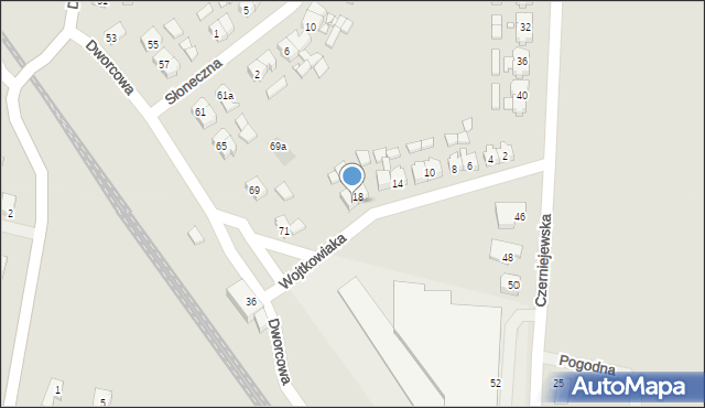 Kłecko, Wojtkowiaka Józefa, 20, mapa Kłecko