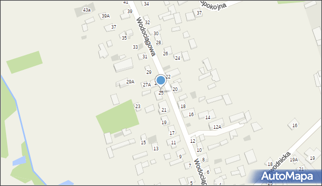 Klepacze, Wodociągowa, 25, mapa Klepacze