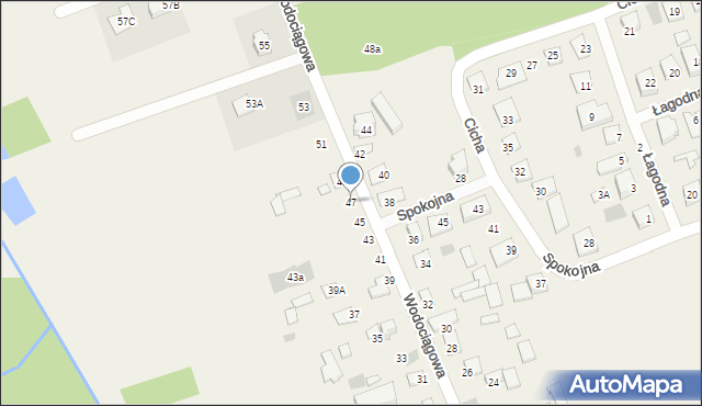 Klepacze, Wodociągowa, 47, mapa Klepacze