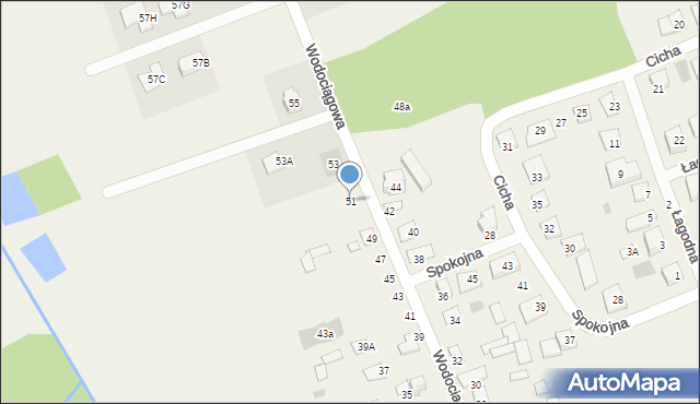 Klepacze, Wodociągowa, 51, mapa Klepacze