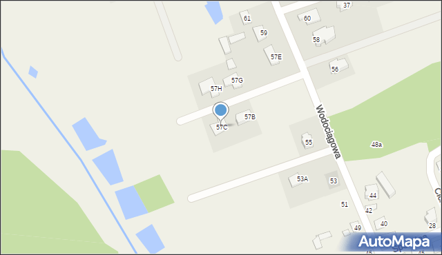 Klepacze, Wodociągowa, 57C, mapa Klepacze