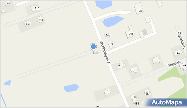 Klepacze, Wodociągowa, 77a, mapa Klepacze