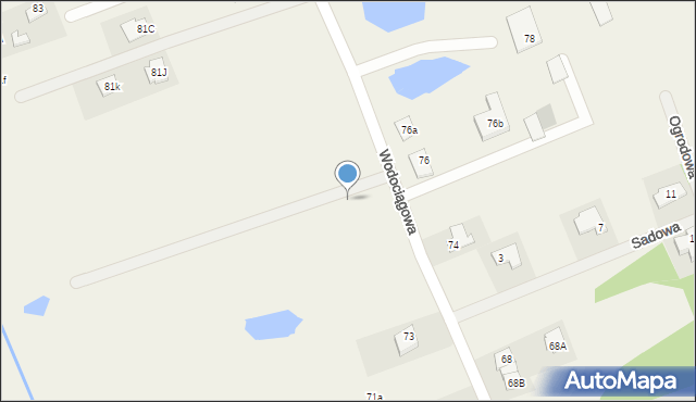 Klepacze, Wodociągowa, 77b, mapa Klepacze