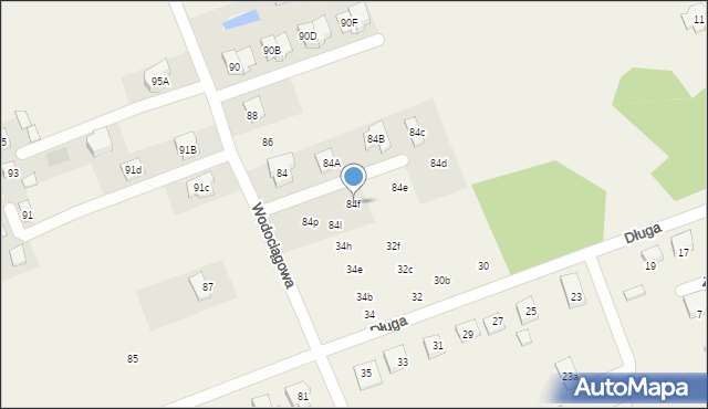 Klepacze, Wodociągowa, 84f, mapa Klepacze