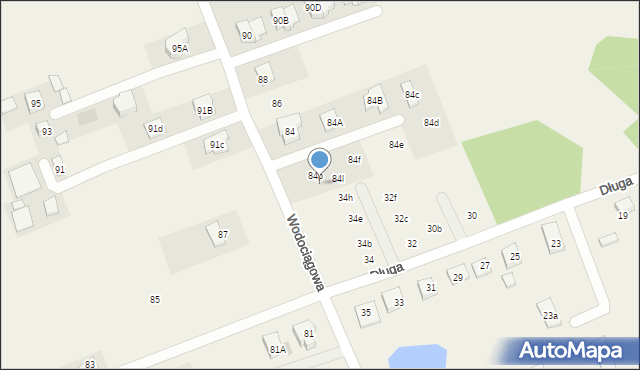 Klepacze, Wodociągowa, 84r, mapa Klepacze