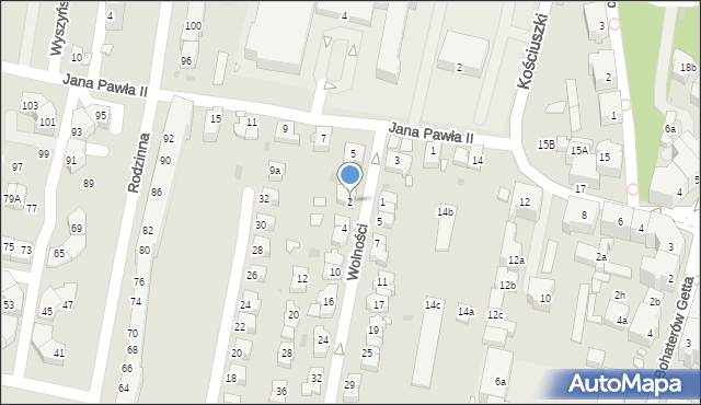 Kłodzko, Wolności, 2, mapa Kłodzka