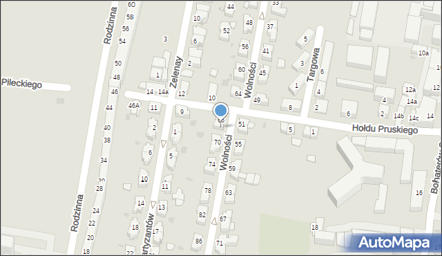 Kłodzko, Wolności, 68, mapa Kłodzka