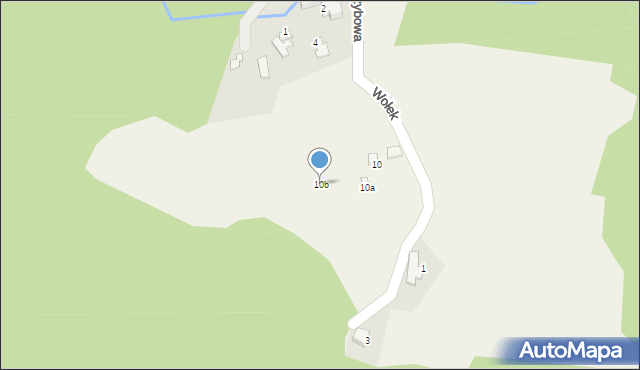 Kobiernice, Wołek, 10b, mapa Kobiernice