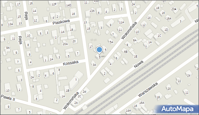 Kobyłka, Wołomińska, 3, mapa Kobyłka