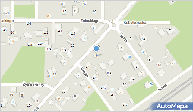 Kobyłka, Wołomińska, 46, mapa Kobyłka