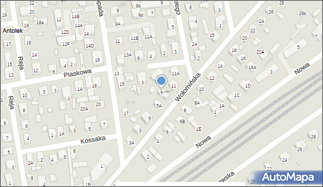 Kobyłka, Wołomińska, 7, mapa Kobyłka