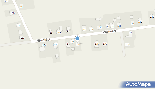 Kochanowice, Wolności, 17f, mapa Kochanowice