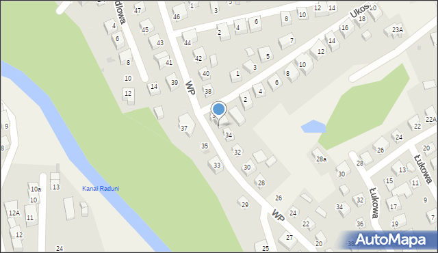 Kolbudy, Wojska Polskiego, 36A, mapa Kolbudy