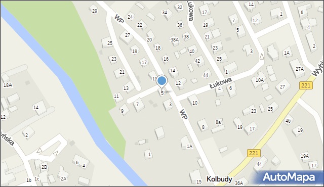 Kolbudy, Wojska Polskiego, 5, mapa Kolbudy