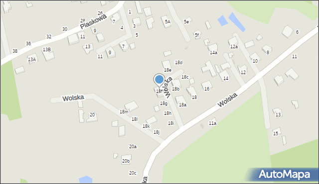 Kolbuszowa, Wolska, 18f, mapa Kolbuszowa