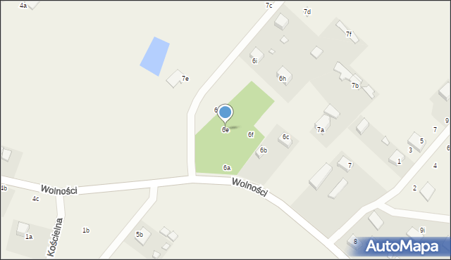 Kołczewo, Wolności, 6e, mapa Kołczewo