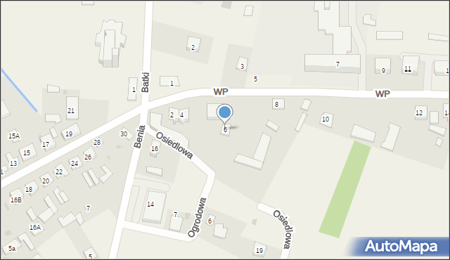 Komarówka Podlaska, Wojska Polskiego, 6, mapa Komarówka Podlaska