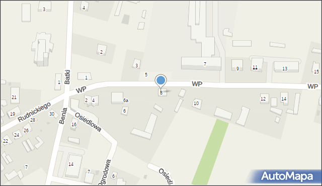 Komarówka Podlaska, Wojska Polskiego, 8, mapa Komarówka Podlaska