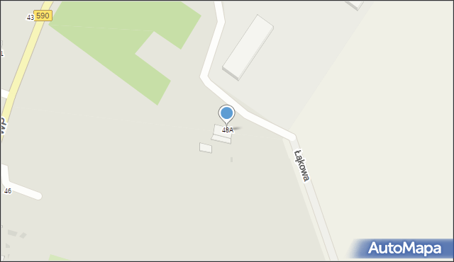 Korsze, Wojska Polskiego, 48A, mapa Korsze