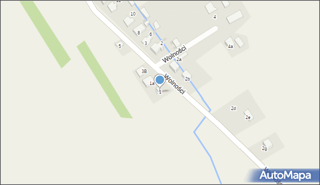 Kościelec, Wolności, 1, mapa Kościelec