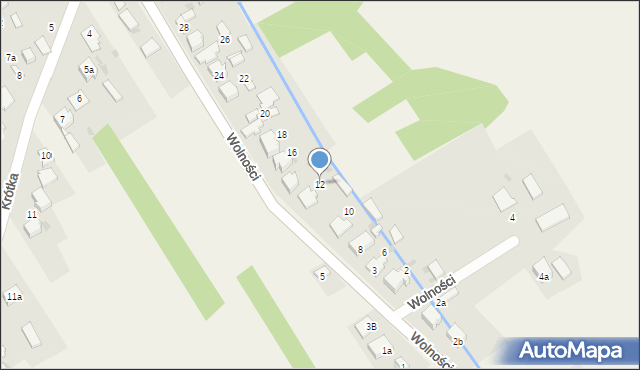 Kościelec, Wolności, 12, mapa Kościelec